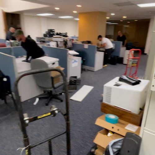 Silver Spring MD Office clean out